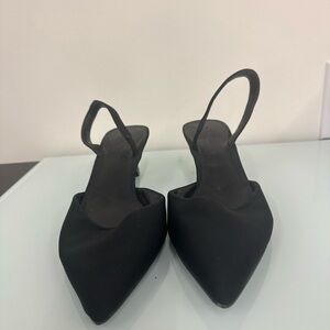 Open Edit Cammie Kitten Heel Slingback Pump